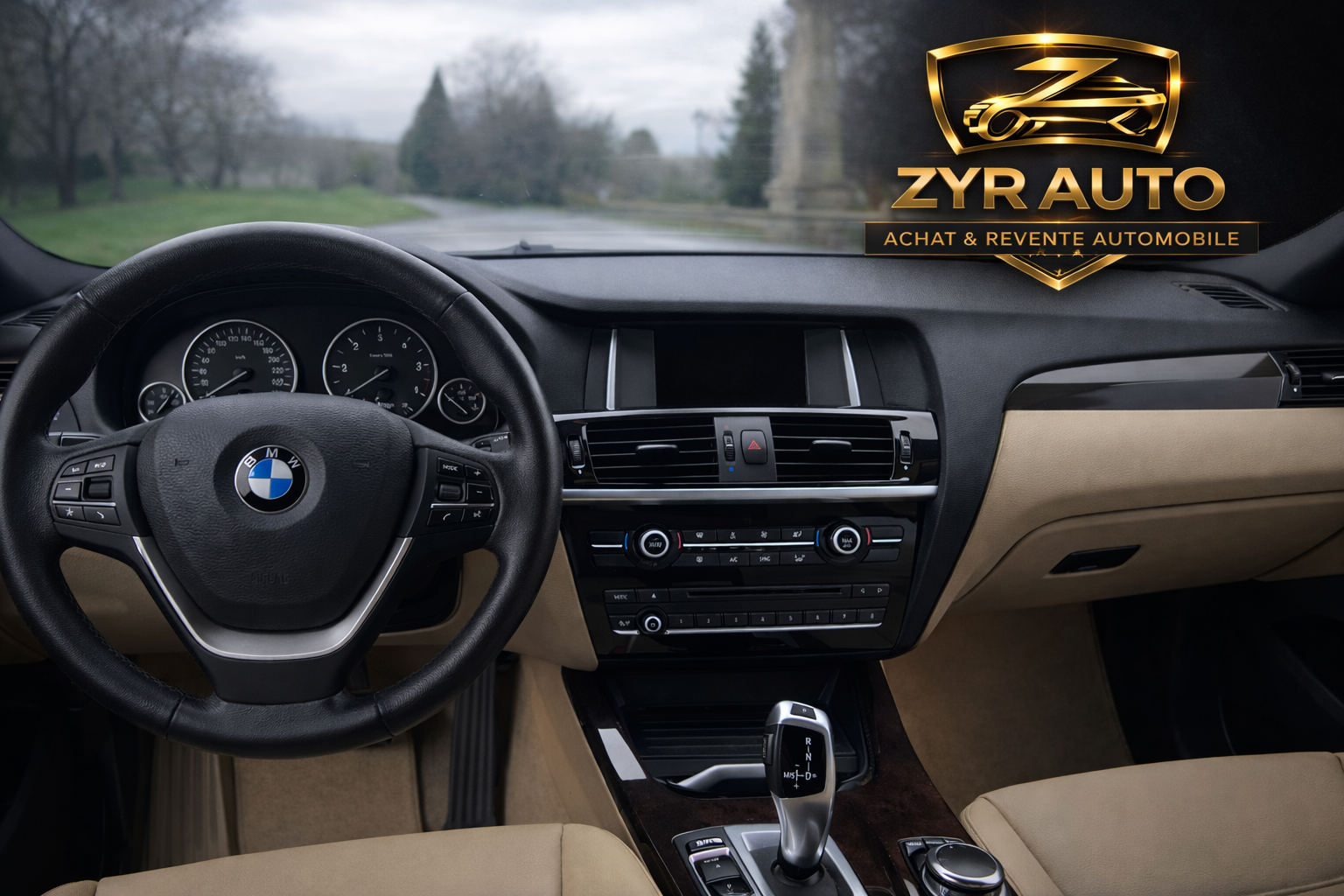 BMW X3 console centrale