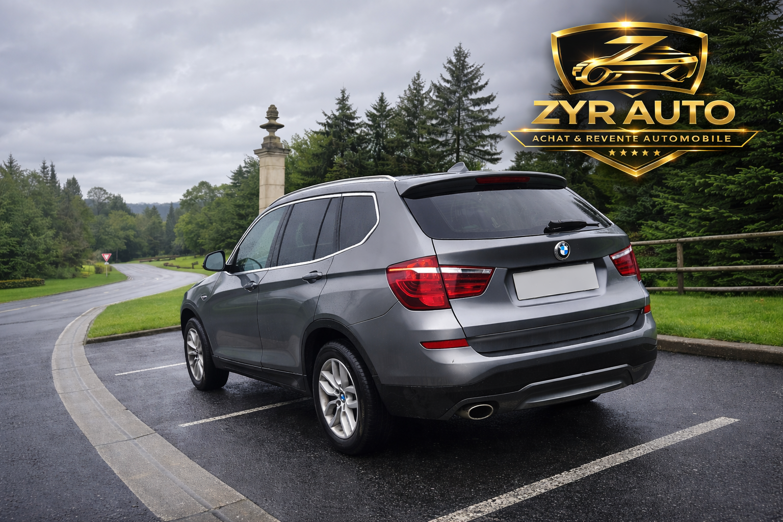 BMW X3 profil arrière